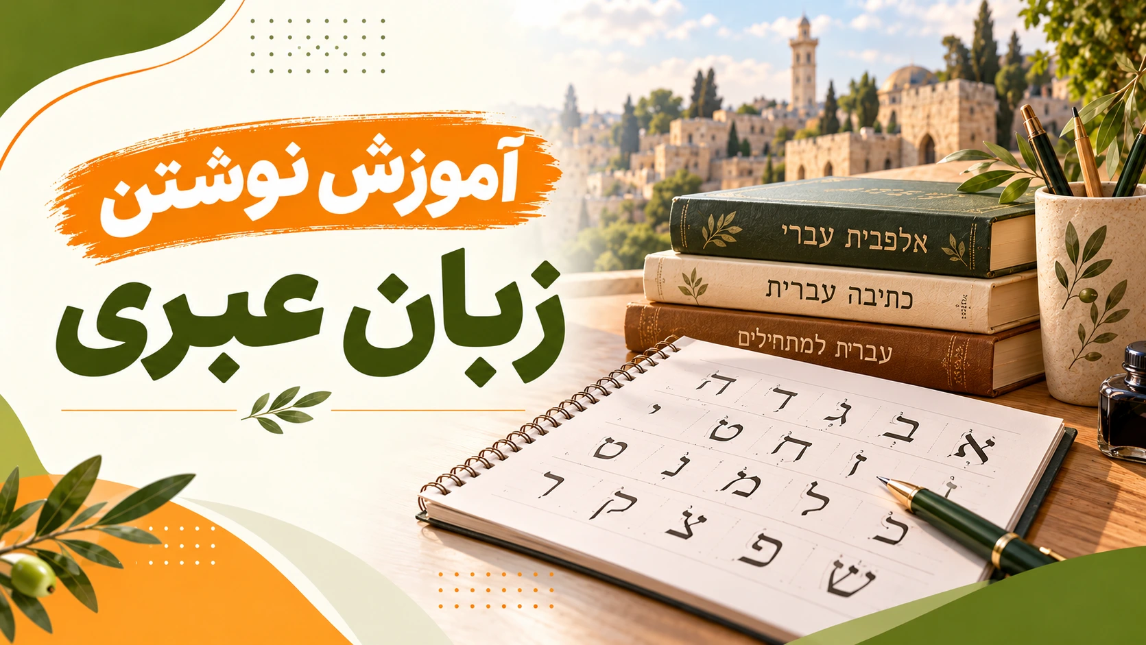 آموزش نوشتن خط عبری